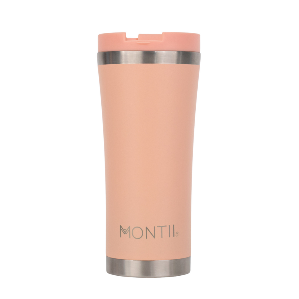 Montiico mega sized coffee cup in the colour dawn peach