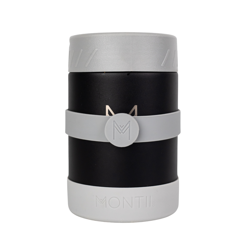 Montiico Mega Food Jar in the colour coal black