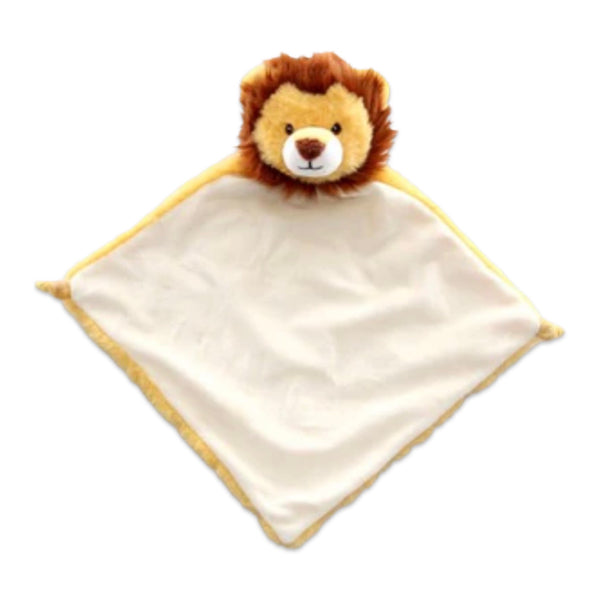 Lion snugglie comforter ready to be personalised.
