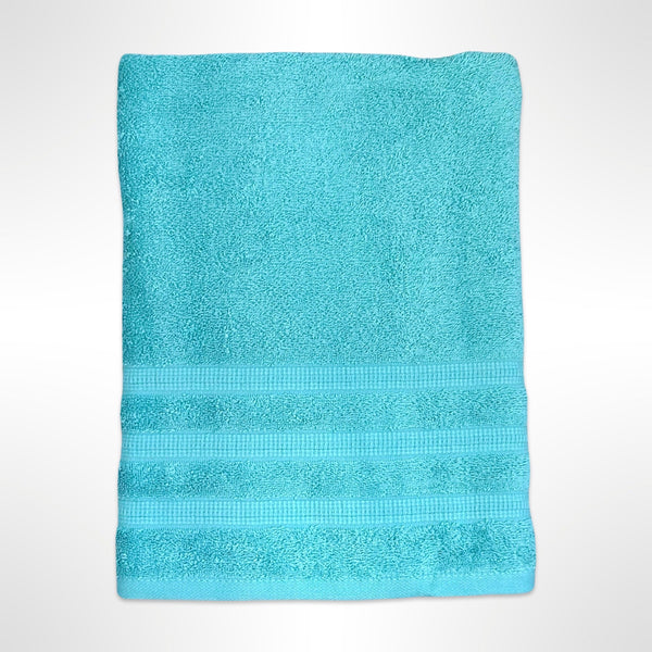 Aqua towel used for personalised childrens bath towels.