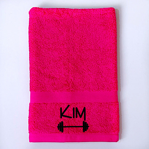 Personalised sports online towel