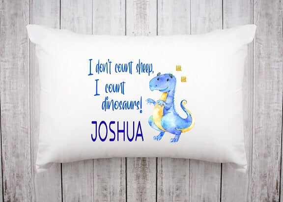 Counting Dinosaurs Pillowcase