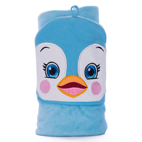 Puddles Penguin Personalised Hooded Towel