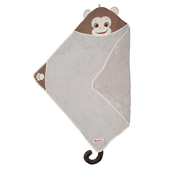 Huggles Monkey Personalised Hooded Towel