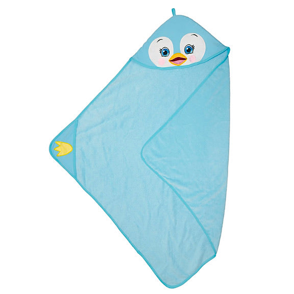 Puddles Penguin Personalised Hooded Towel