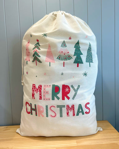 Extra Large Personalised Christmas Tree Santa Sack