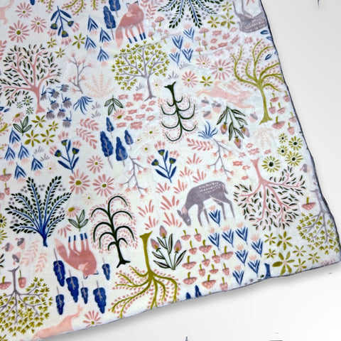Forest Friends Personalised Minky Blanket