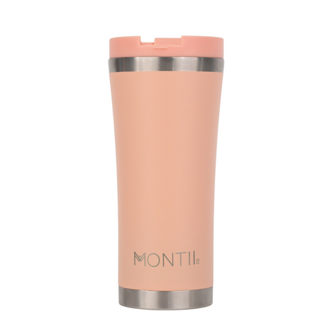 Montiico mega sized coffee cup in the colour dawn peach