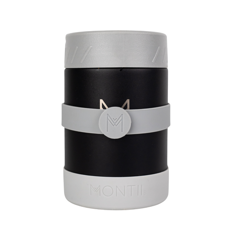 Montiico Mega Food Jar in the colour coal black