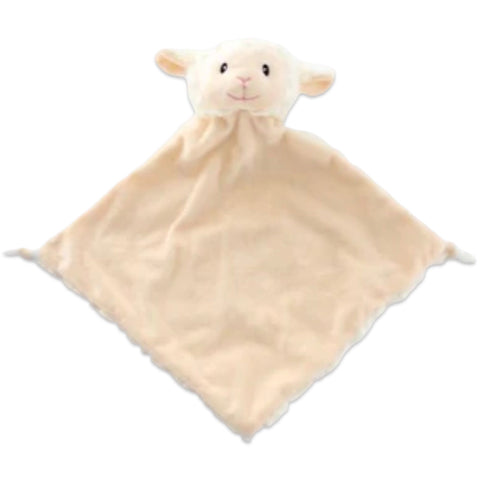 Fluffy lamb snugglie comforter ready to be personalised.