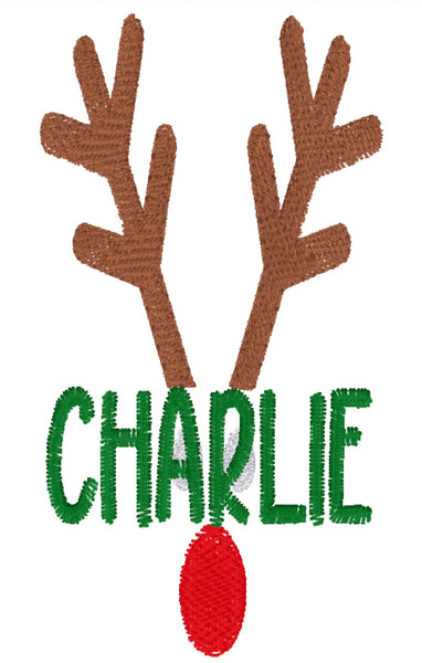 Reindeer Softie - Personalised Reindeer Teddy Bear