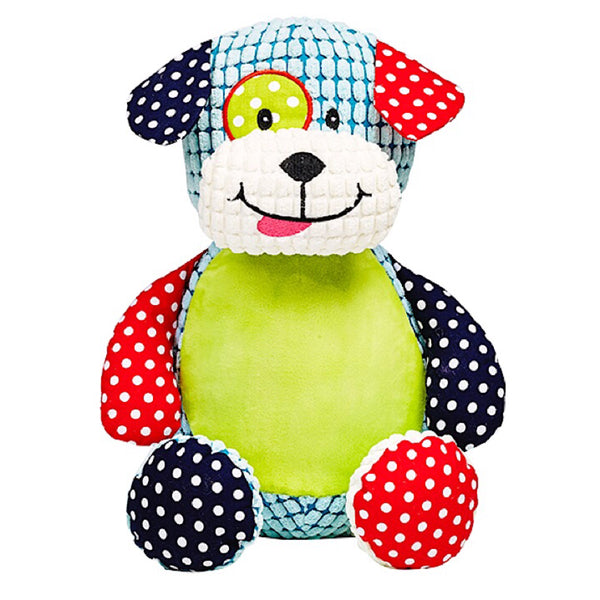 Barkley Bone the Harlequin Puppy Plushie