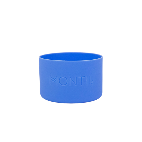 Montiico Silicon Bumper for Original and Mini Drink Bottles in the colour blueberry blue