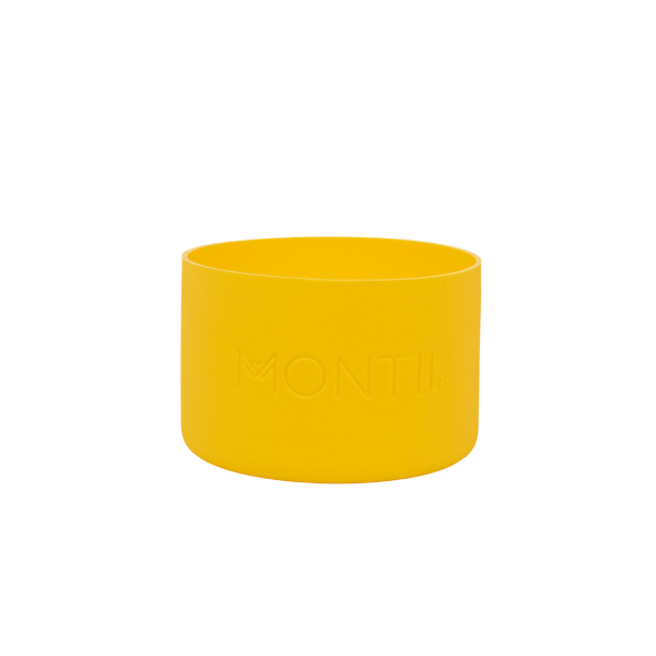 Montiico Silicon Bumper for Original and Mini Drink Bottles in the colour pineapple yellow