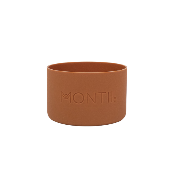 Montiico Silicon Bumper for Original and Mini Drink Bottles in the colour rust brown