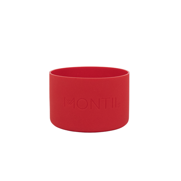 Montiico Silicon Bumper for Original and Mini Drink Bottles in the colour cherry red