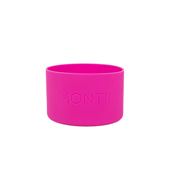 Montiico Silicon Bumper for Original and Mini Drink Bottles in the colour pomegranate pink