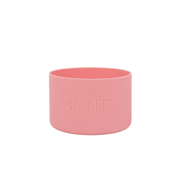 Montiico Silicon Bumper for Original and Mini Drink Bottles in the colour strawberry pink