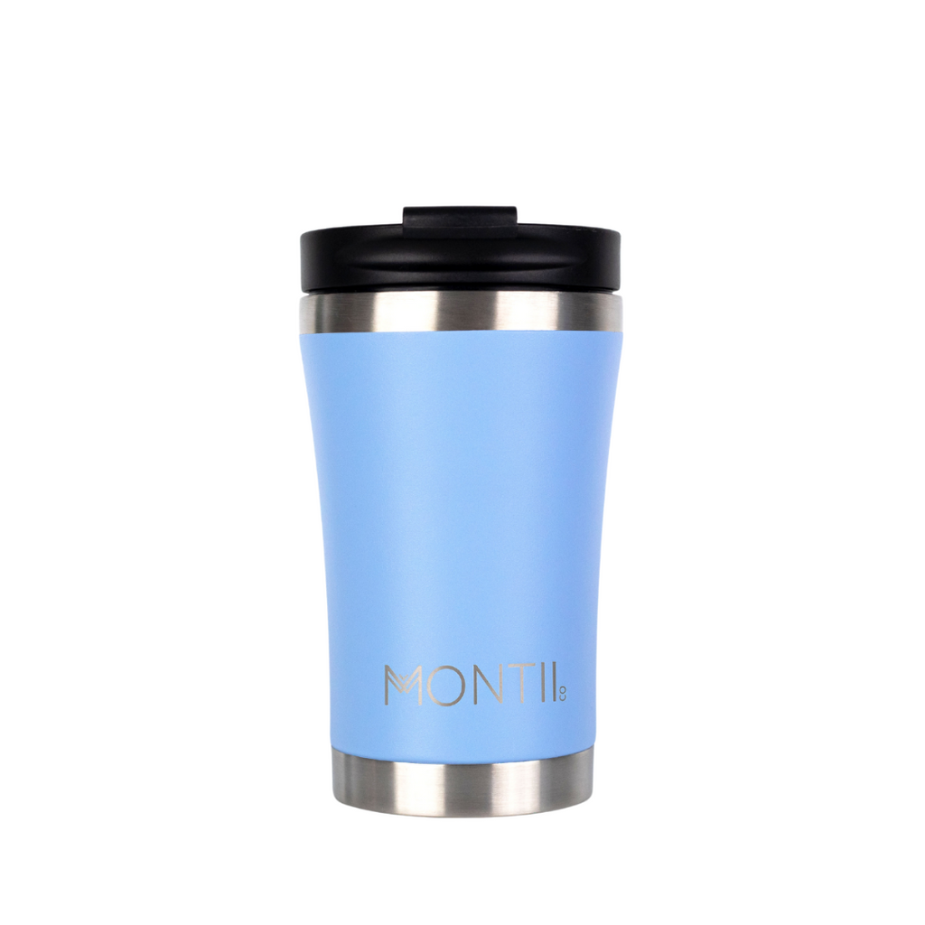 Montiico regular sized coffee cup in the colour sky blue