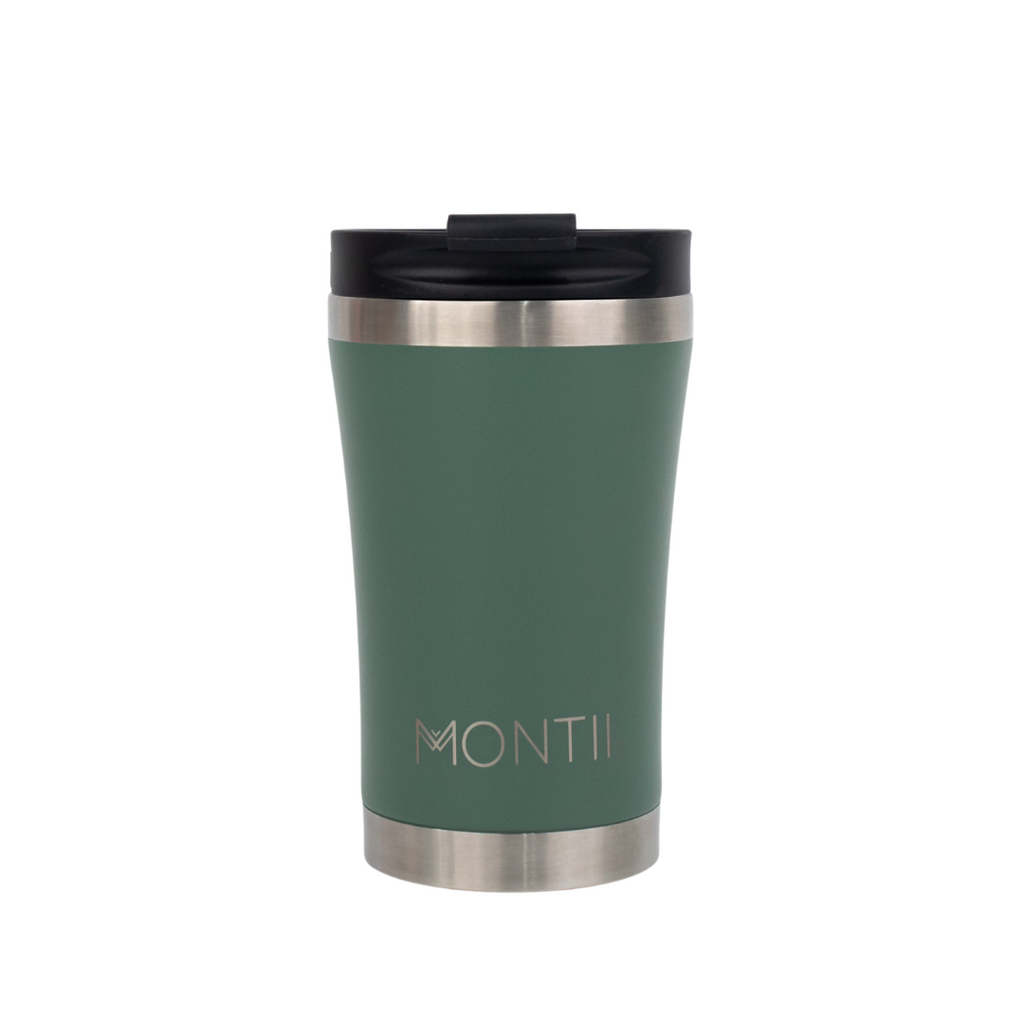 Montiico regular sized coffee cup in the colour sage green