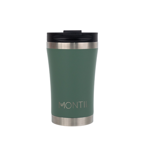 Montiico regular sized coffee cup in the colour sage green