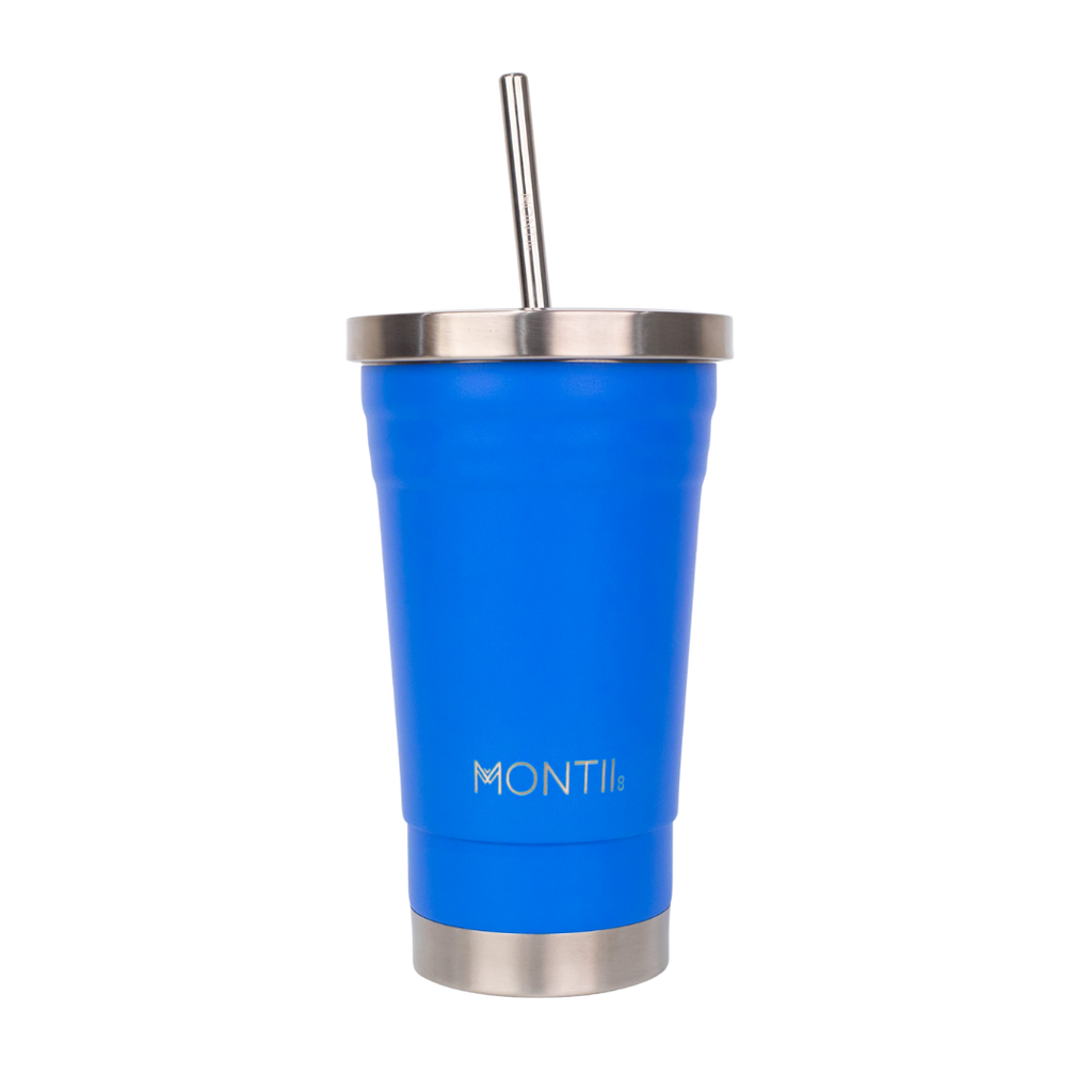 Montiico Original Smoothie Cup in the colour blueberry blue