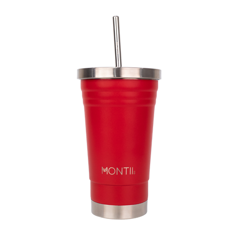 Montiico Original Smoothie Cup in the colour cherry red