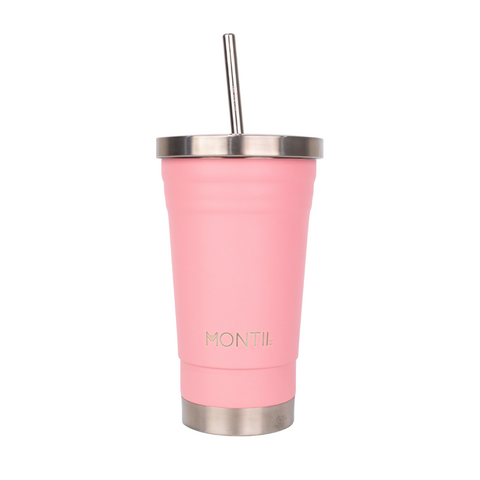 Montiico Original Smoothie Cup in the colour strawberry pink