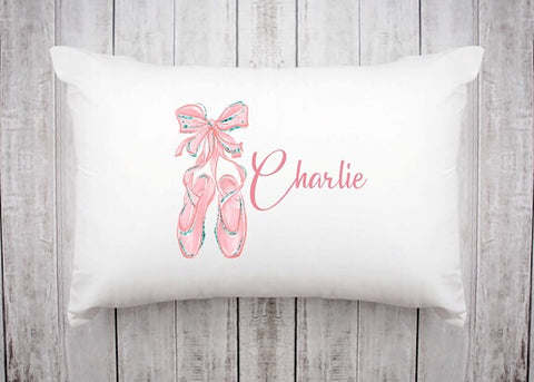 Ballerina Slippers Pillowcase