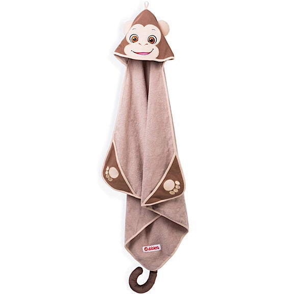 Huggles Monkey Personalised Hooded Towel