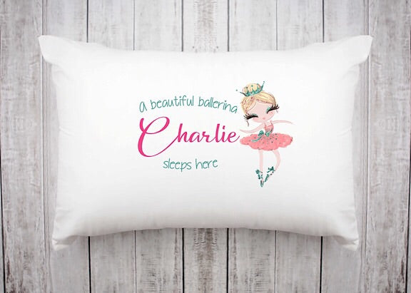 Beautiful Ballerina Pillowcase