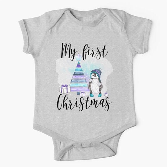 Christmas Penguin Onesie/Tshirt
