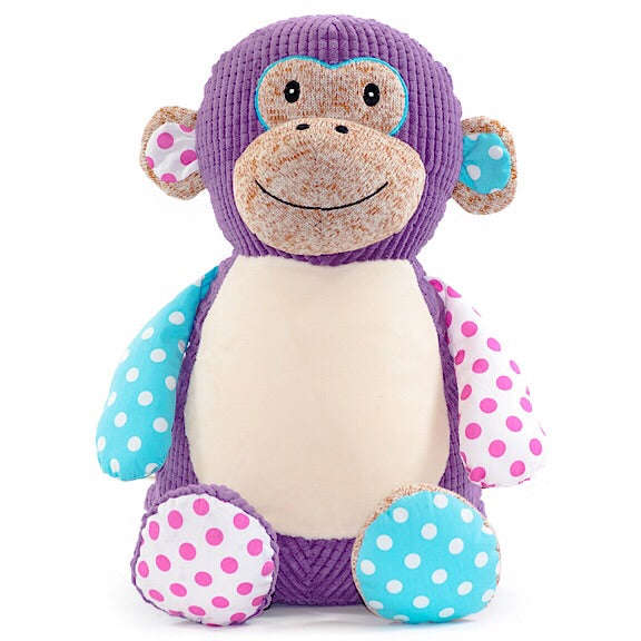 Huggles the Harlequin Monkey Plushie