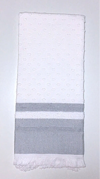 Grandma 2-pack of Tea Towels with Grey Edge