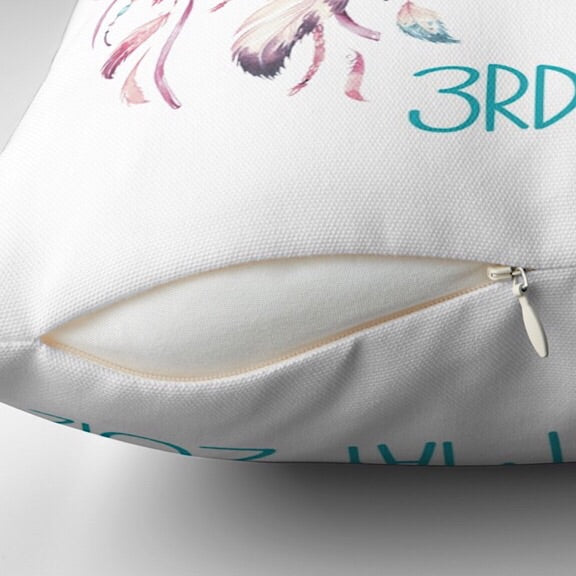 Dreamcatcher Birth Announcement Cushion