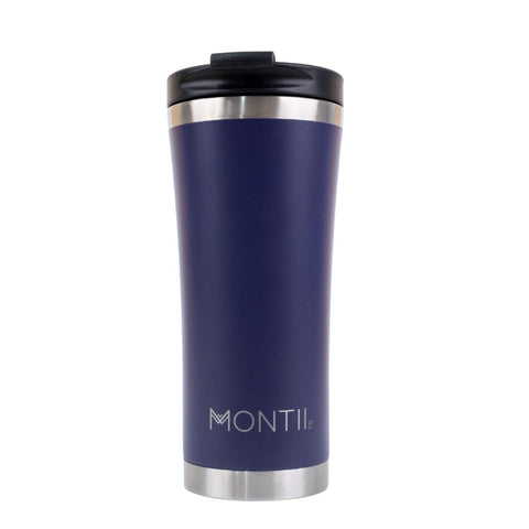 Montiico mega sized coffee cup in the colour cobalt blue navy